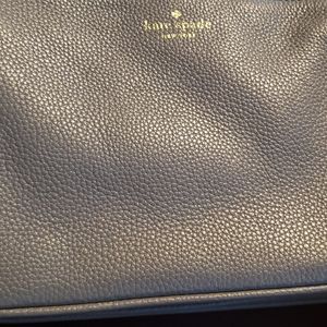 Kate Spade Crossbody Gray Pebble Leather Purse